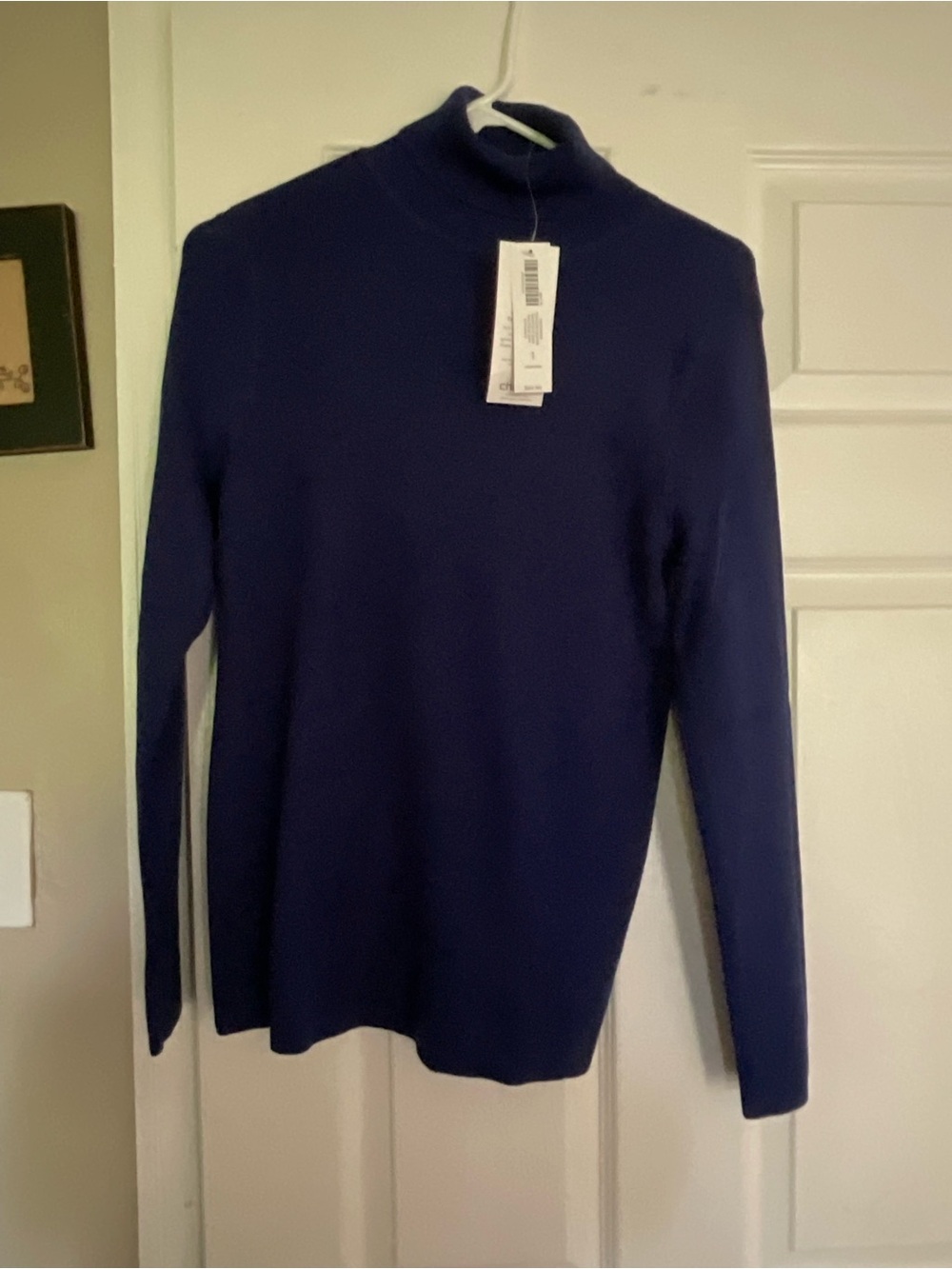 Chico's Deep Navy Turtleneck Sweater